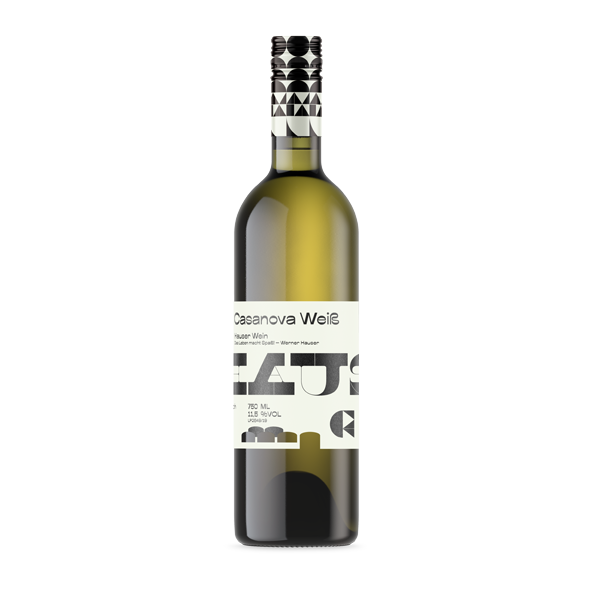 Casanova Weiß. Freundinnen und Freunde des fruchtigen Geschmacks sind bei diesem Wein bestens aufgehoben. Der Casanova ist eine Cuvee aus Muskateller und Sauvignon Blanc. Sehr mild in der Säure mit dezenter Fruchtsüße.